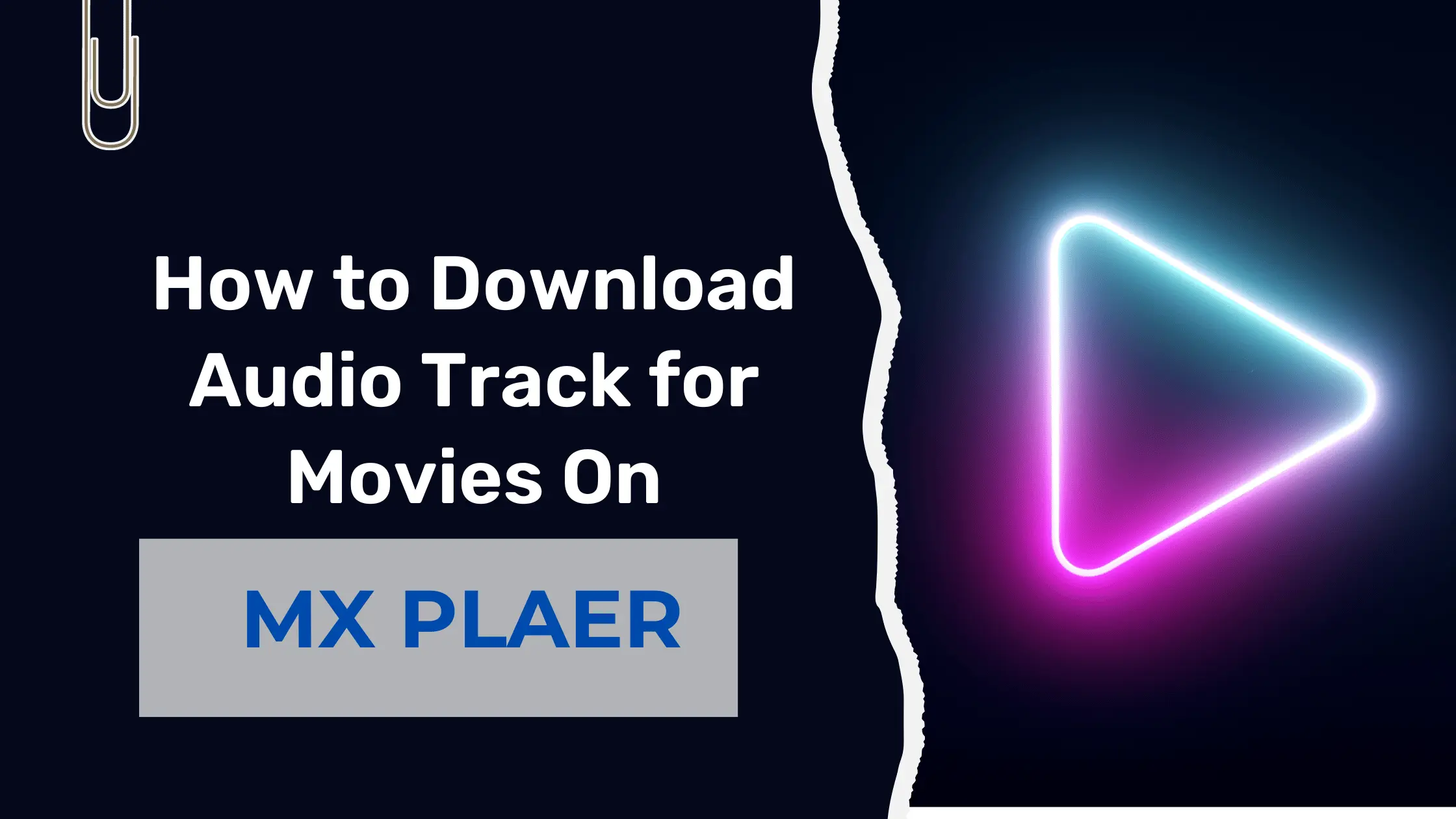 Audio Track download for MX Player